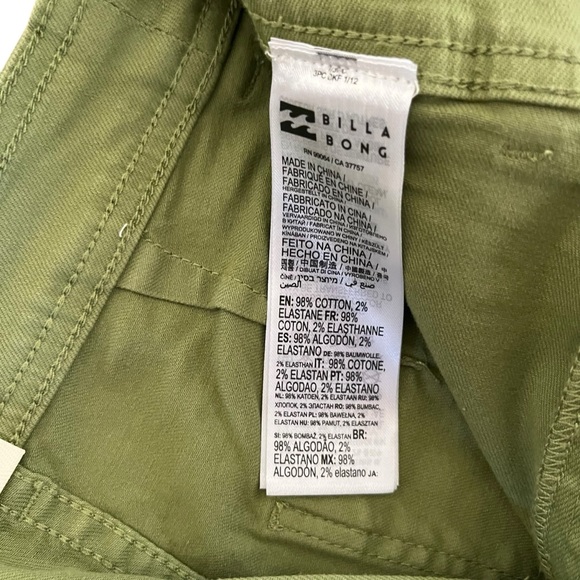 Billabong Free Fall Wide Leg High Rise Pant NWT Sz 25 - Picture 9 of 16